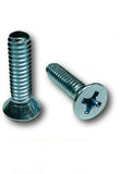 1/4"-20 x 1" Phillips Flat Head MachIne Screw Zinc Plated Countersunk