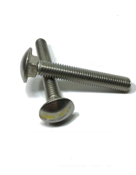 1/4"-20 x 5" Stainless Steel Carriage Bolt 18-8 / 304