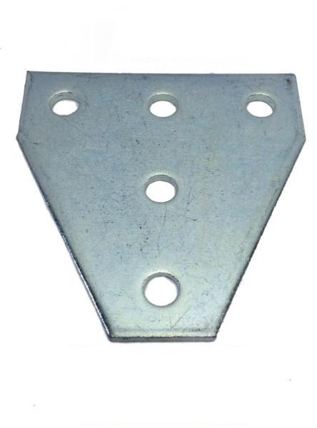 (#4630) P1726 5-Hole Flat "T" Splice Plate FittIng for Unistrut Channel