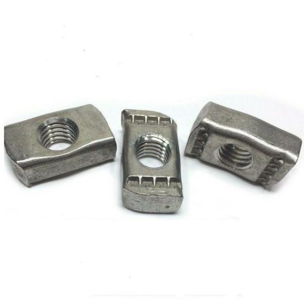 (QTY 25) 1/4"-20 Stainless Steel Strut Nuts for Unistrut Channel P3006-1420
