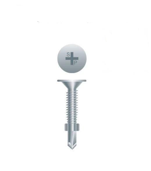 #10-24 x 1-7/16" Self DrillIng Screw Wafer Head w/ WIngs