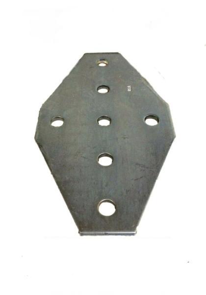 (#4633) P1950 7-Hole Flat Cross Splice Plate FittIng for Unistrut Channel