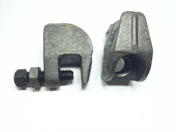 (QTY 2) 1/2" Plain Universal Beam Clamp for Unistrut Channel 2898-50 #5104-101