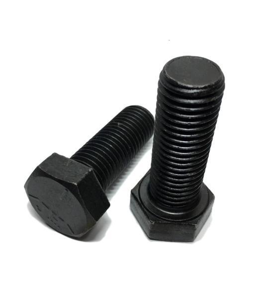 1/2"-13 x 1 1/2" Hex Bolt PlaIn Grade 5 Cap Screw Full Thread