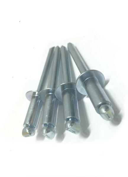 POP Rivets ALL Steel 6-8 3/16" x 1/2" Grip Range Zinc Plated