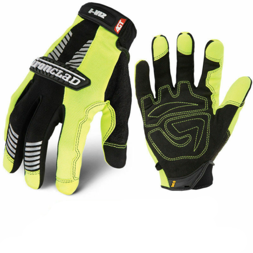 Ironclad IVG2 Hi-Vis Green Reflective Safety Work Gloves