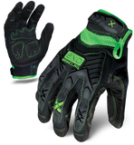 IronClad Gloves EXO2-MIG Motor Impact Garage Junkie Green Black
