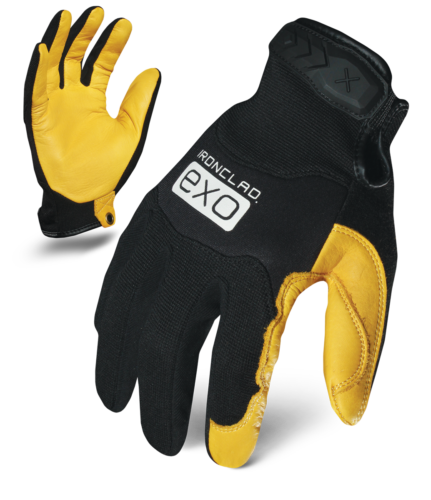 IronClad Gloves EXO2-MPLC Motor Pro Gold Cowhide Leather