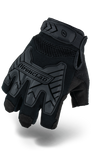 IronClad IEXT-FIBLK Command Tactical Fingerless Impact Black Gloves