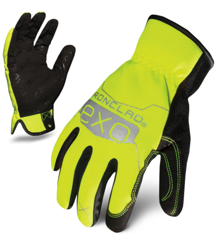 IronClad EXOT-PSUY Tactical Public Safety HI-VIZ Yellow Glove