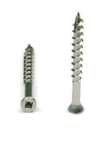 INTERCORP X3QSS #7 X 3" SQUARE TRIM DECK SCREW Stainless STEEL