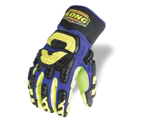 IronClad INDI-CCPW Industrial Impact Corded Waterproof HI-VIZ Glove 