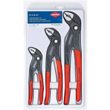 KNIPEX 00 20 06 US1, Cobra Pliers 7, 10, and 12-Inch Set, 3-Piece