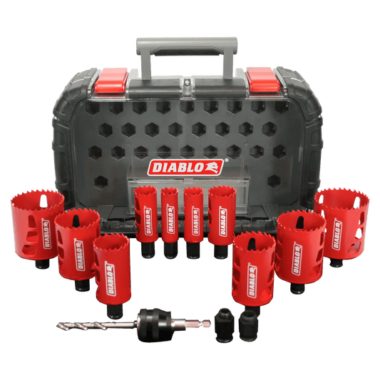 Diablo DHS14SGP 14 pc General Purpose Bi-Metal
Hole  Saw Set