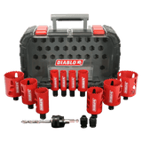 Diablo DHS14SGP 14 pc General Purpose Bi-Metal
Hole  Saw Set