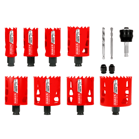 Diablo DHS13SPLCT 13 pc Carbide Plumbers Hole
 Saw Set