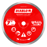 Diablo DMADC0700 7 in. Diamond Continuous Rim
Cut-Off Discs for Masonry