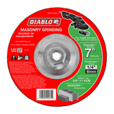 Diablo DBD070250B01C 7 in. Masonry Grinding Disc -
Type 27 HUB