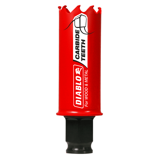 Diablo DHS1063CT 1-1/16 in. Carbide-Tipped Wood
& Metal Hole Saw