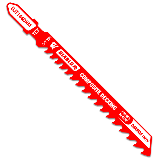 Diablo DJT144DHM 4 in. 5/7 TPI Carbide T-Shank
Jig  Saw Blade for
Composite Decking
