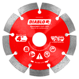 Diablo DMADS0400 4 in. Diamond Segmented
Cut-Off Discs for Masonry